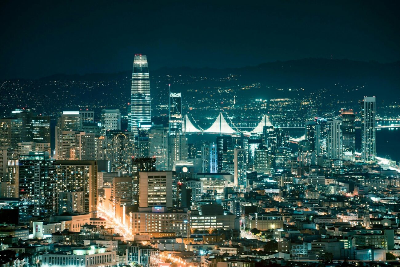 aerial photography of high-rise buildings