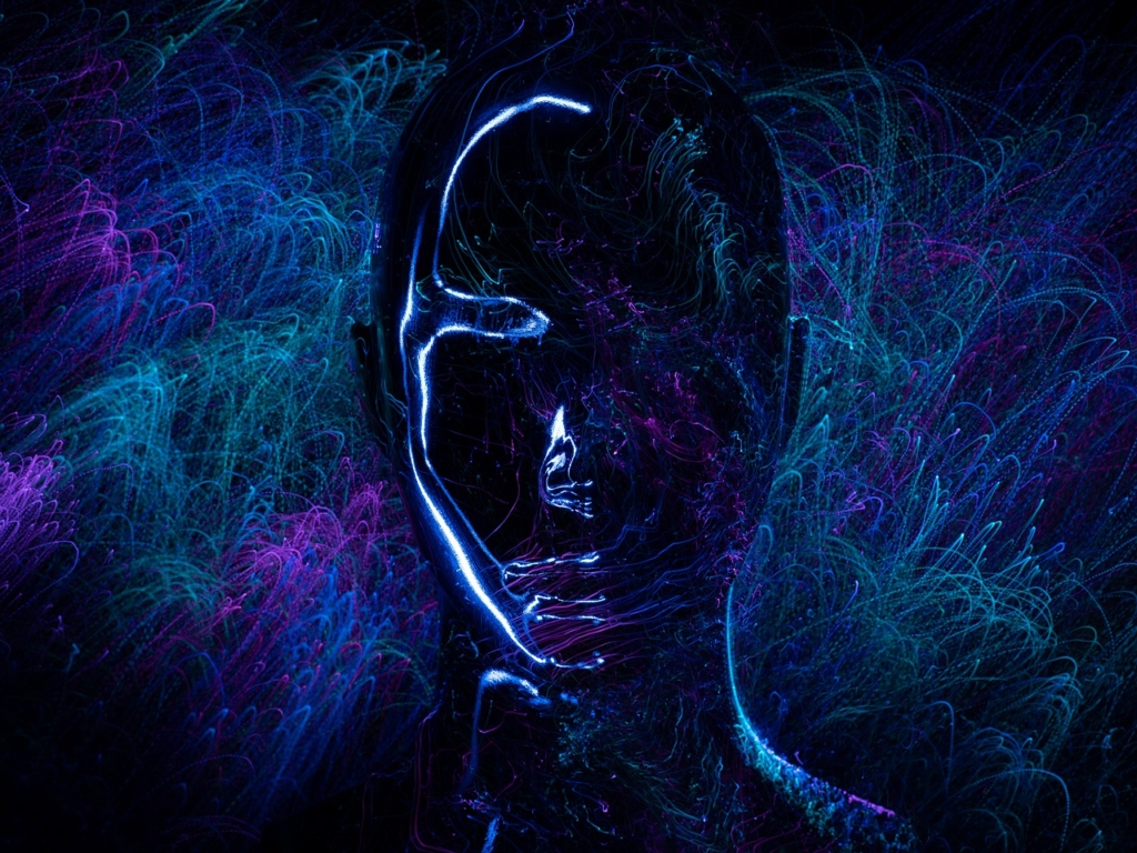 Abstract Face Light Painting Art  - merlinlightpainting / Pixabay