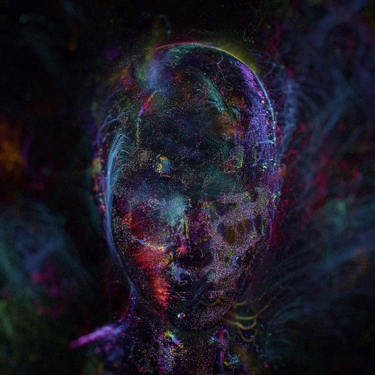 Abstract Face Light Painting Cover  - merlinlightpainting / Pixabay