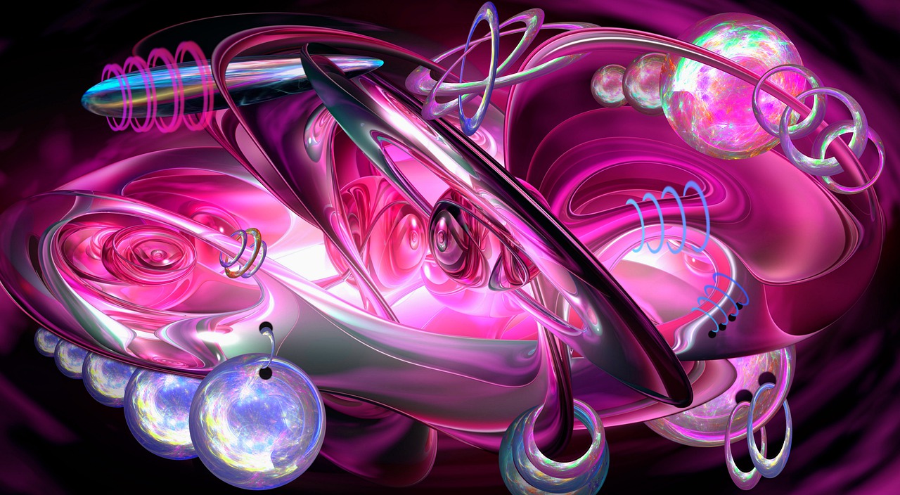 Abstract Rings Orbs Piercing Space  - ParallelVision / Pixabay