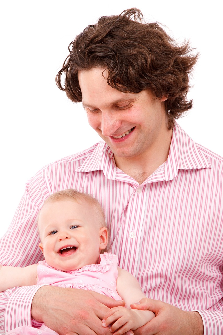 Adult Baby Infant Child Dad  - PublicDomainPictures / Pixabay