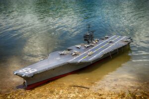 Aircraft Carrier Model Lake Water  - andrenikon45 / Pixabay