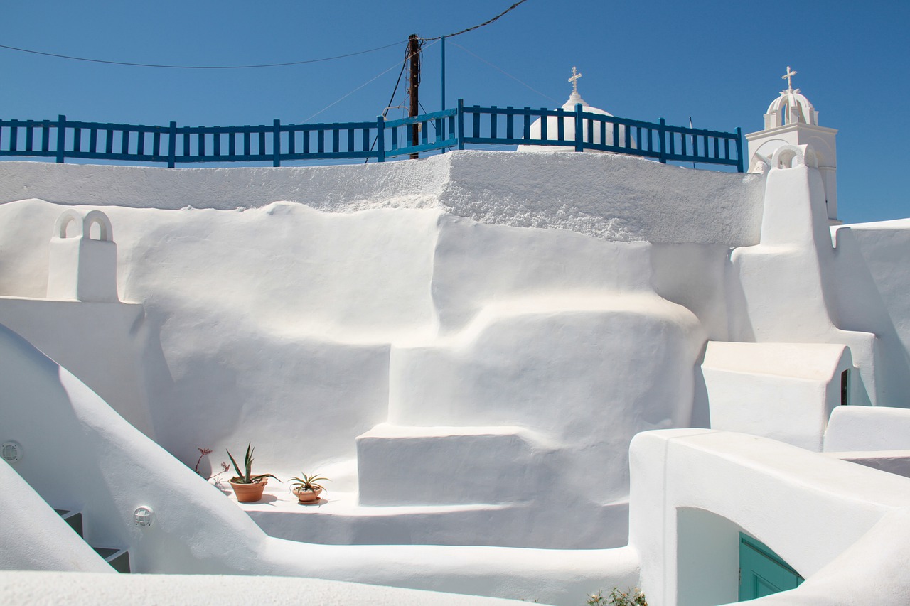 Akrotiri Santorini Blue White  - Pat_Photographies / Pixabay