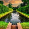 Antrim Castle Gardens Hedge Pond  - ambquinn / Pixabay