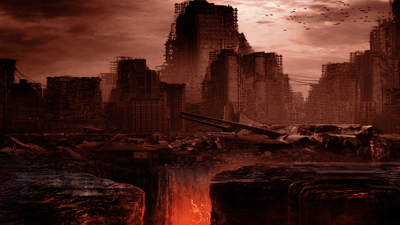 Apocalypse City Ruins Buildings  - PhoenixRisingStock / Pixabay