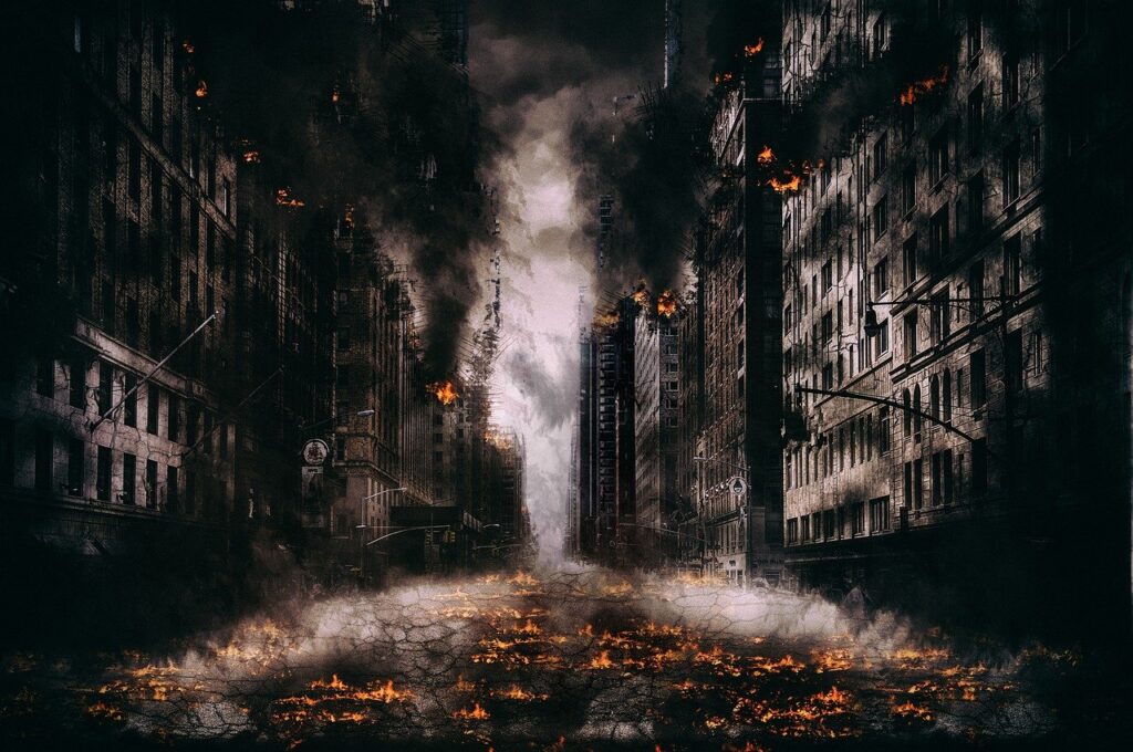 Apocalypse War Destruction Disaster  - magzmedia / Pixabay