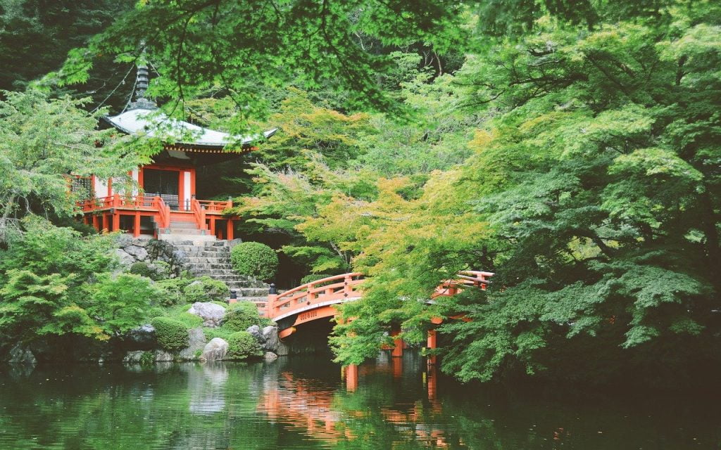 Asia Japan Temple Bridge Garden  - 00luvicecream / Pixabay