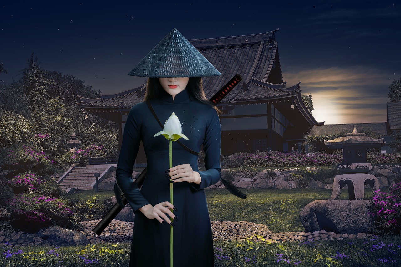 Asia Warrior Woman Samurai Katana  - gene1970 / Pixabay