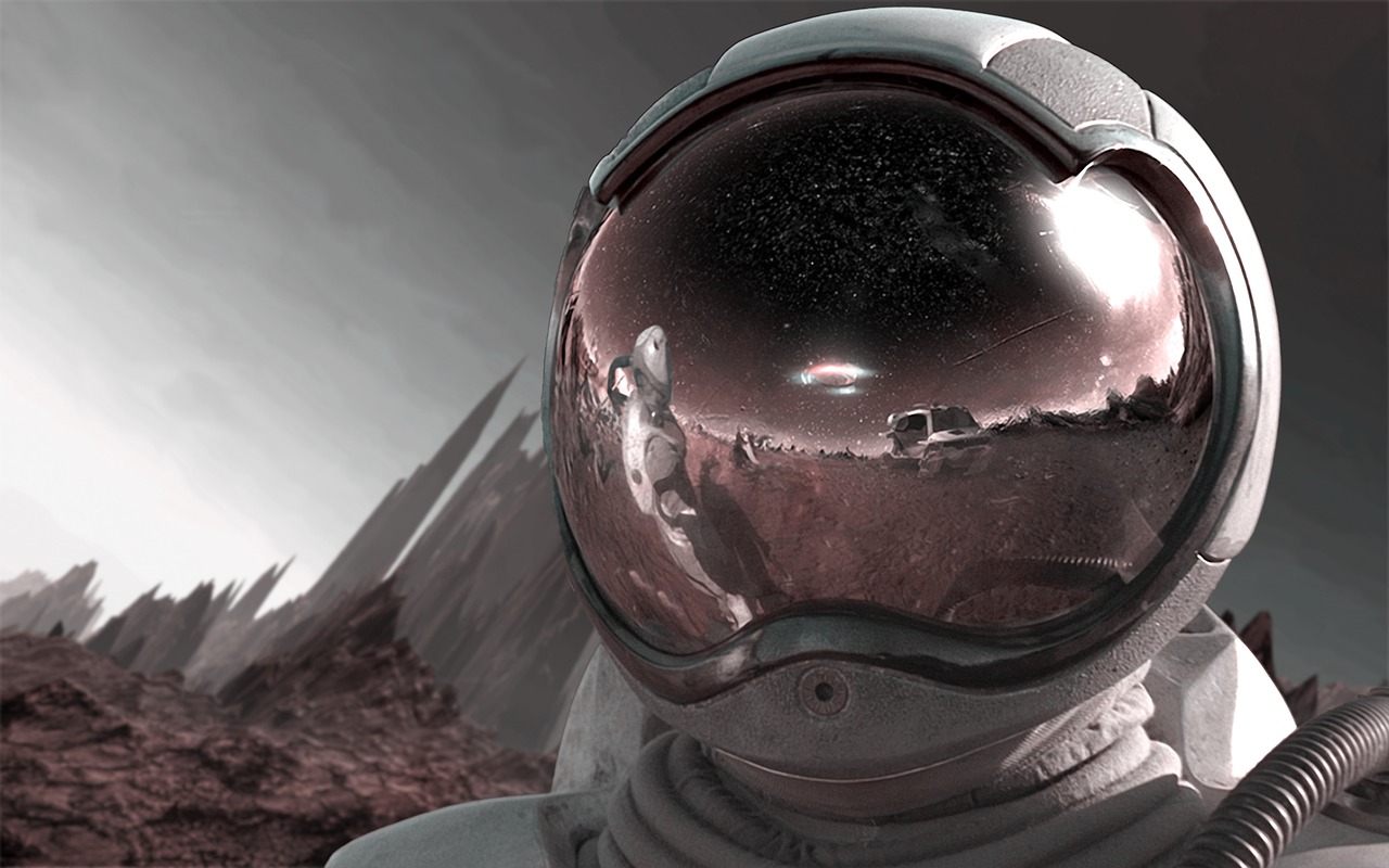 Astronaut Galaxy Reflection  - AlemCoksa / Pixabay