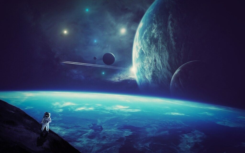 Astronaut Planets Galaxy Space  - AlemCoksa / Pixabay