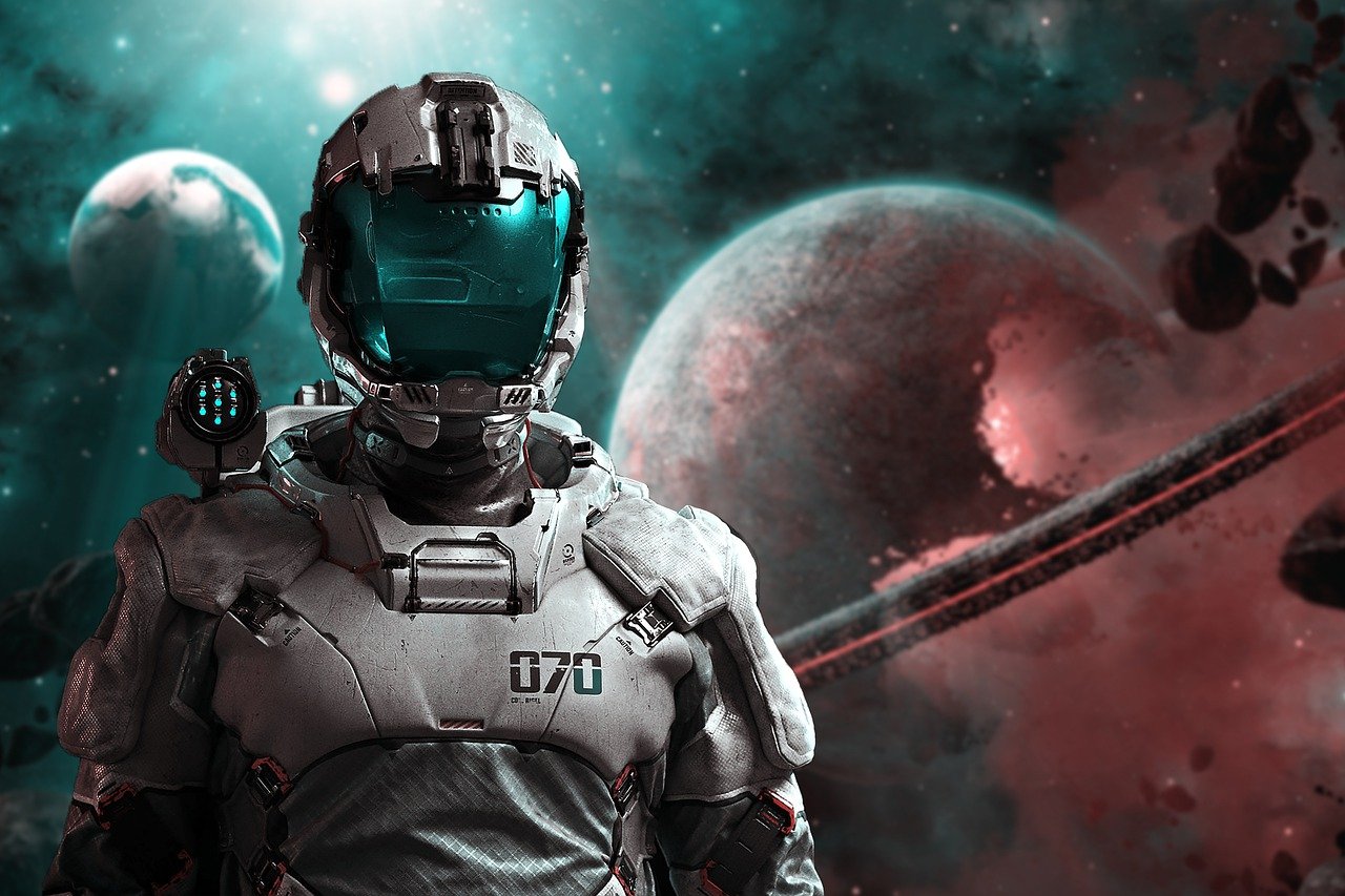 Astronaut Space Planet Moon Earth  - AlemCoksa / Pixabay