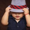 baby boy hat covered child 1399332