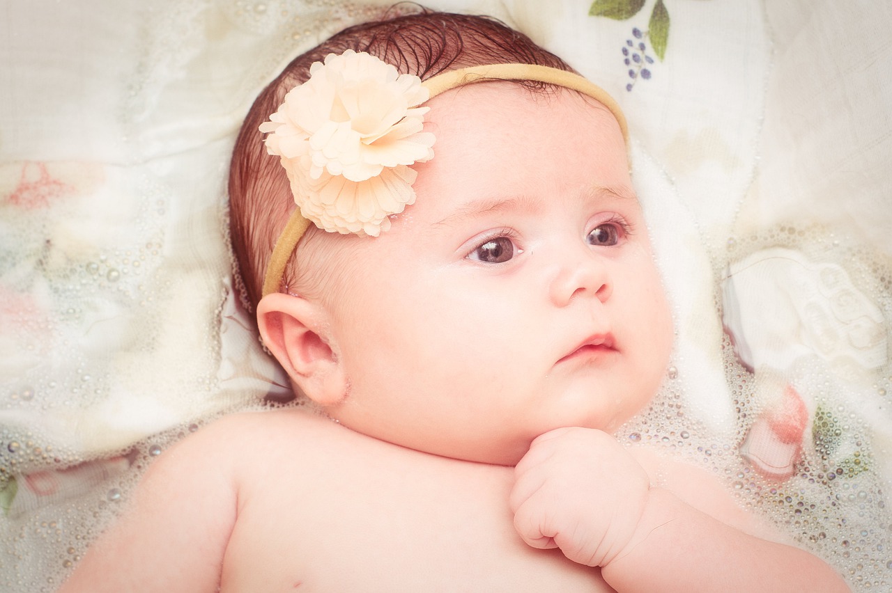 Baby New Born Flower Face Eyes - shuttersupstudios / Pixabay