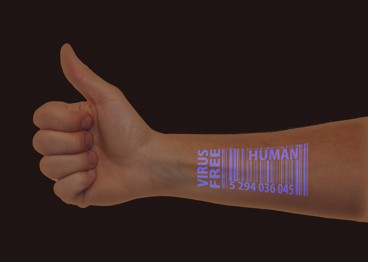 Bar Code Code Arm Virus Virus Free  - geralt / Pixabay