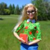 barbie doll books glasses blonde 1436476