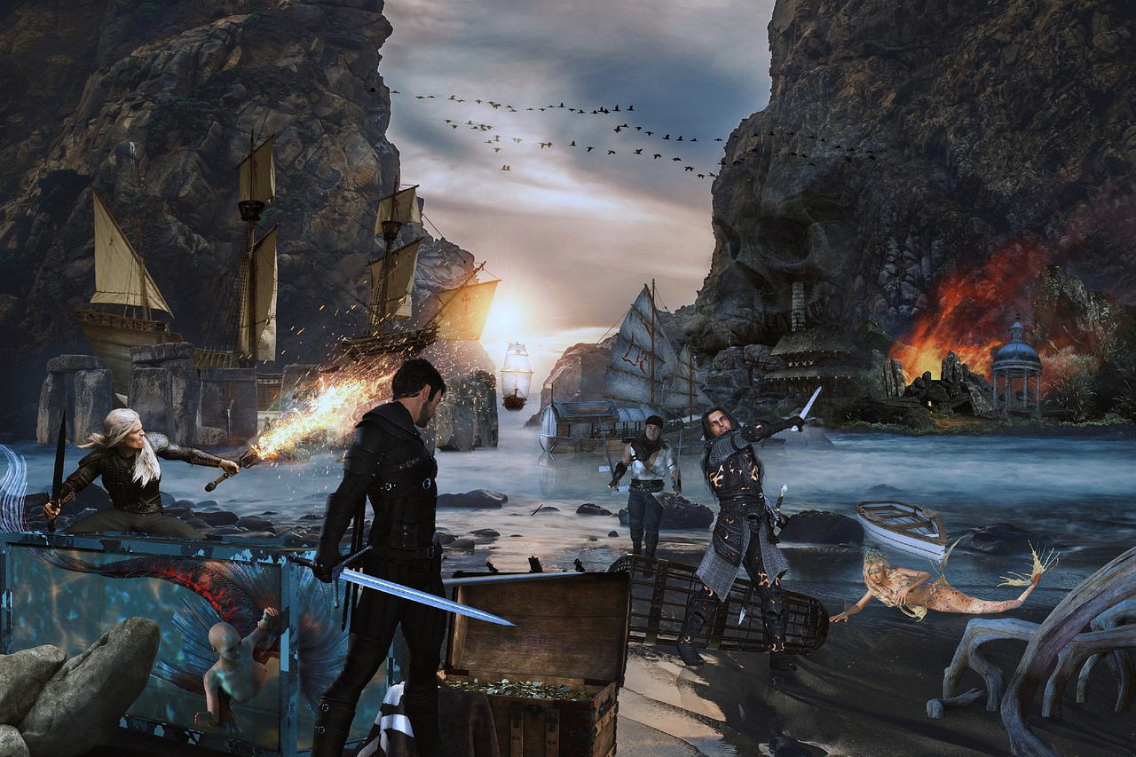 Battle Warriors Fantasy Characters - Dantegráfico / Pixabay