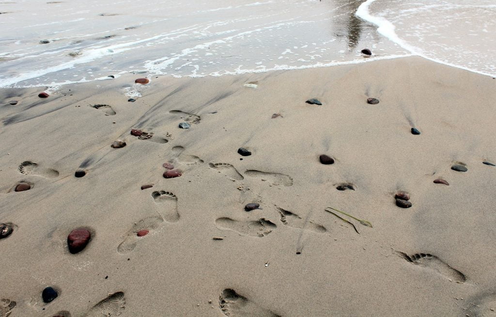 Beach Sea Footprints Sand Water  - _Alicja_ / Pixabay