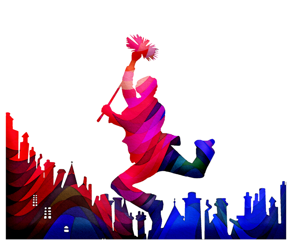 Bert Silhouette Colorful Fantasy  - 7089643 / Pixabay