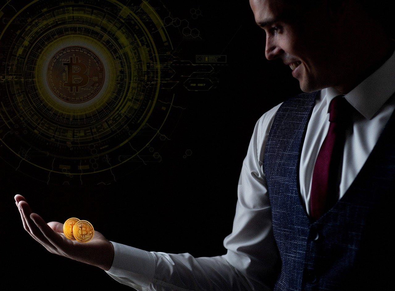 Bitcoin Cryptocurrency Man  - Tumisu / Pixabay