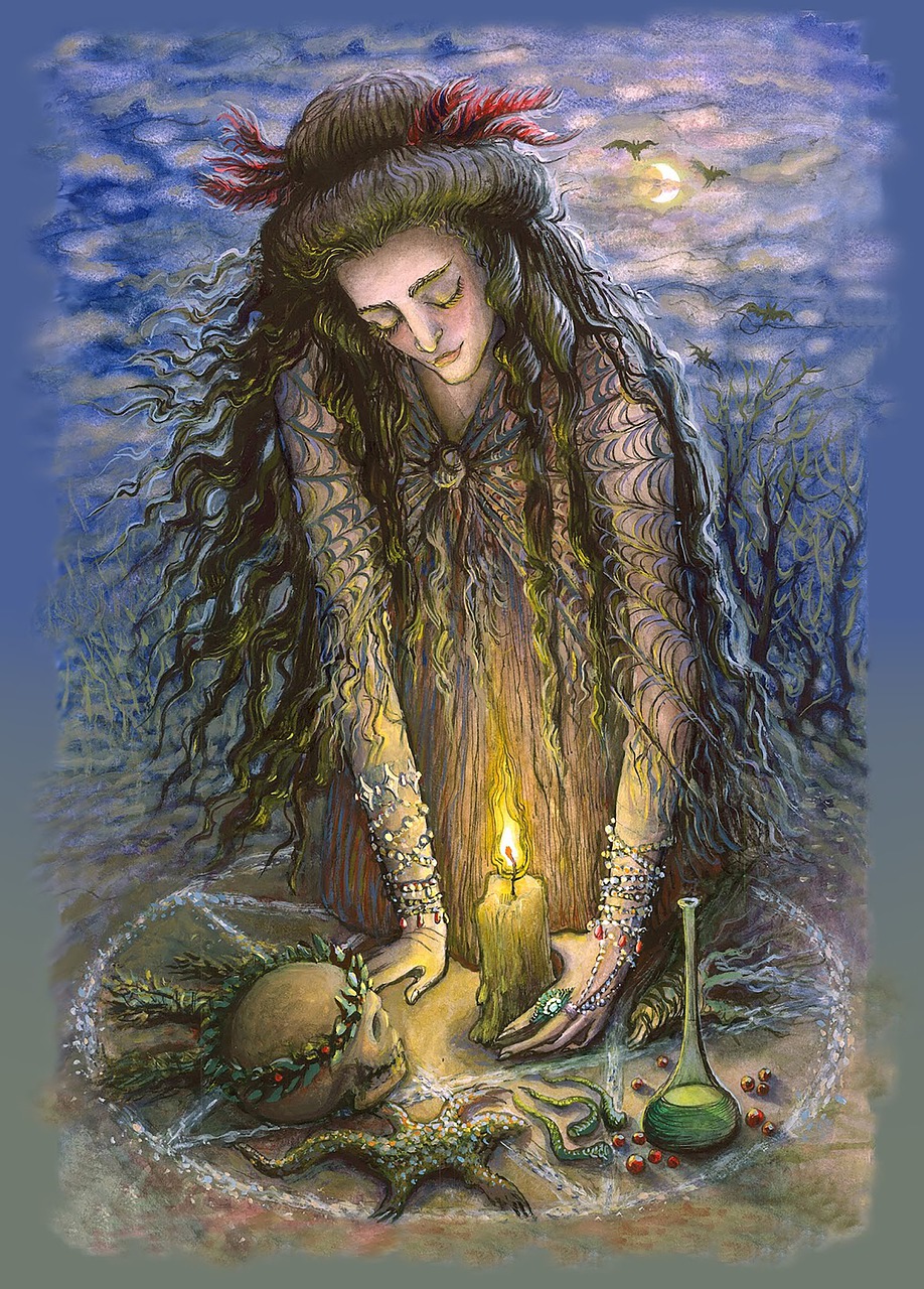 Black Magic Night Witch Witch Magic  - dorgahova / Pixabay