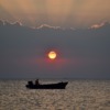 Boat Sunset Sea China Ocean Lake  - 江枫临雪 / Pixabay