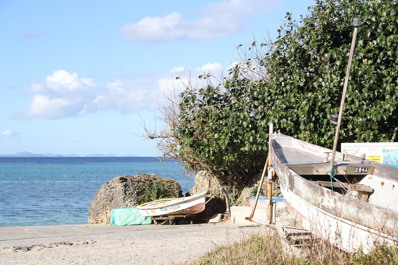 Boat The Beach Sea Okinawa Fishing  - sean0812 / Pixabay