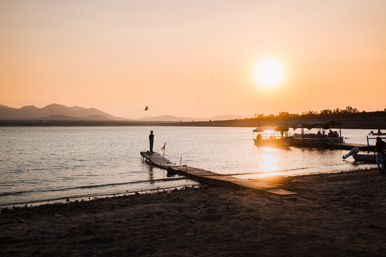 Boats Dock Fishing People Shore  - gavinseim / Pixabay