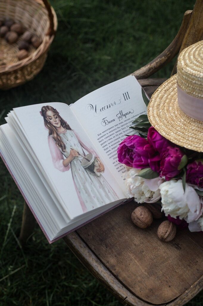 Book Flowers Hat Reading Nuts  - markarovay / Pixabay