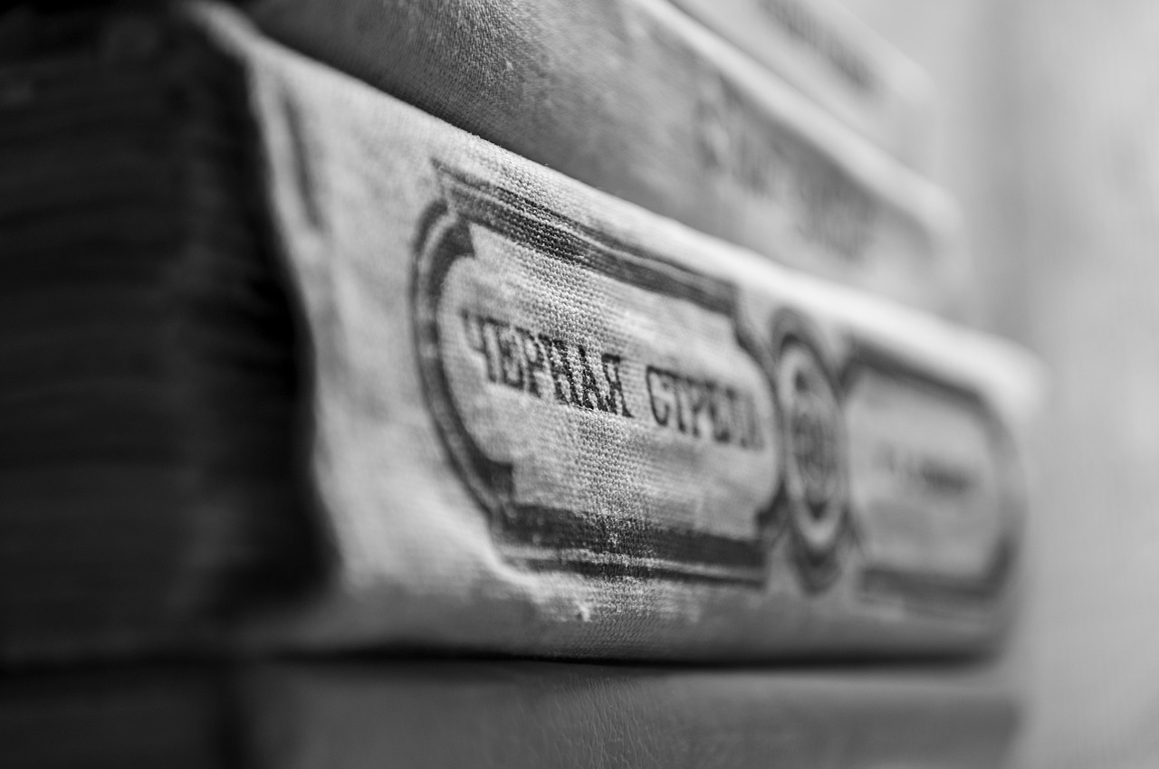 Book Old Stack Monochrome  - svecaleksandr249 / Pixabay