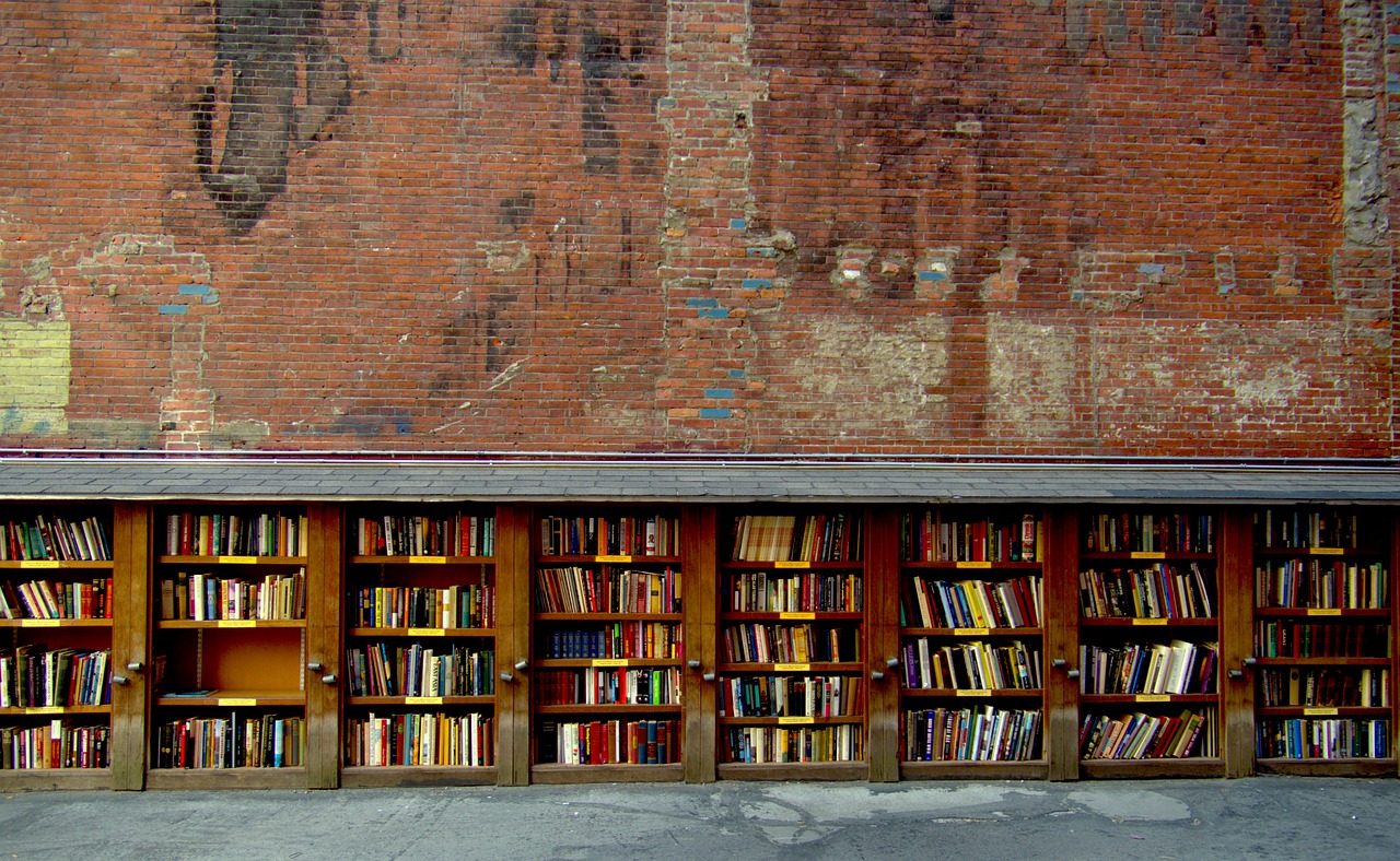 Book Shop Books Brick Wall Facade  - b52_Tresa / Pixabay