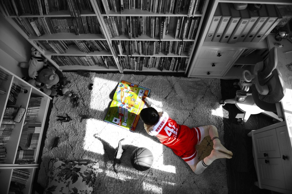 Books Child Boy Kid Library Study  - Donnie0102 / Pixabay