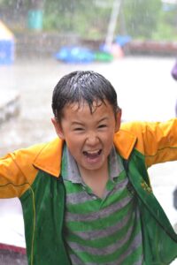 Boy Child Rain Wet Excitement  - bhuwanpurohit / Pixabay