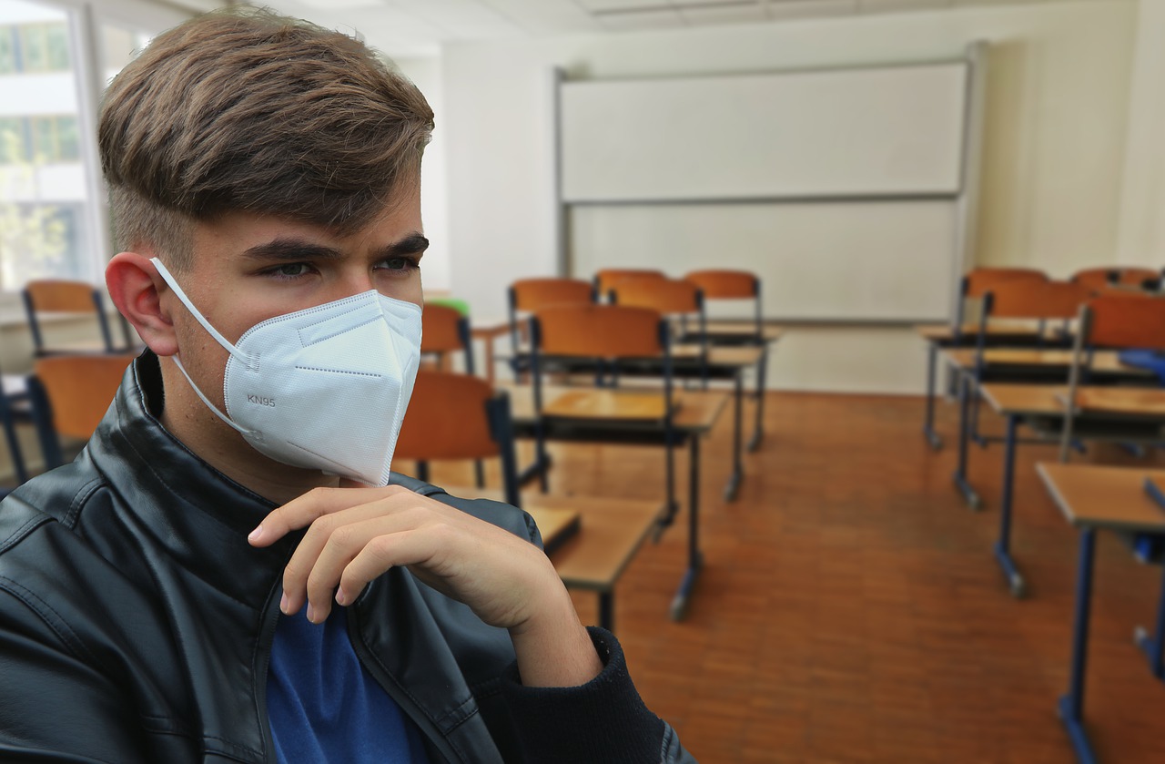Boy Face Mask Young Pandemic  - Alexandra_Koch / Pixabay