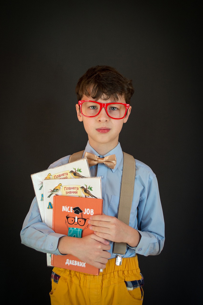 Boy Smart Nerd Teen Glasses  - Victoria_Borodinova / Pixabay