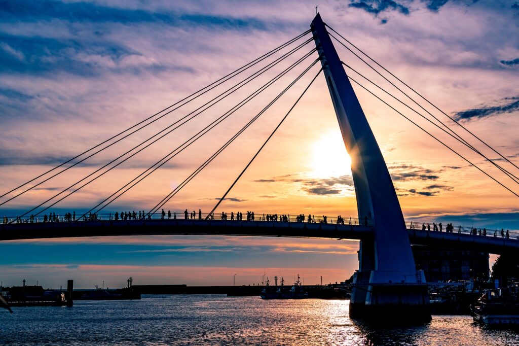 Bridge River Sunset Sunrise  - happypixel19 / Pixabay
