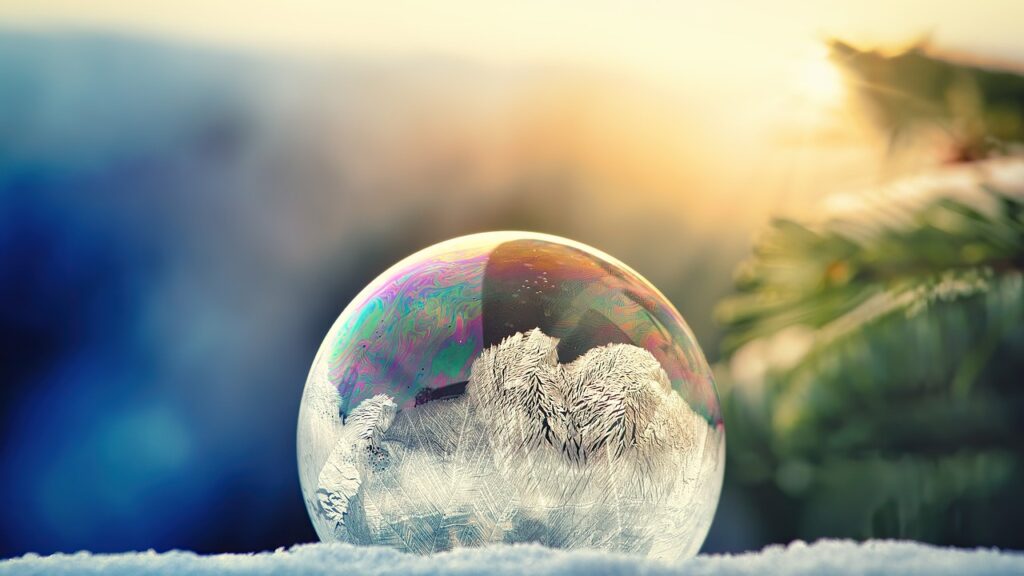 Bubble Frost Snow Winter Ice  - jplenio / Pixabay