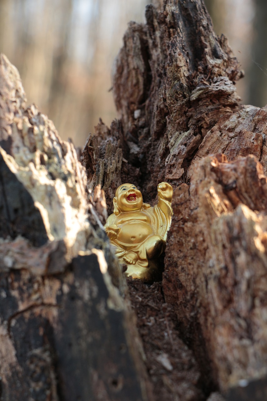 Buddha Figurine Wood Statuette  - mlessy / Pixabay