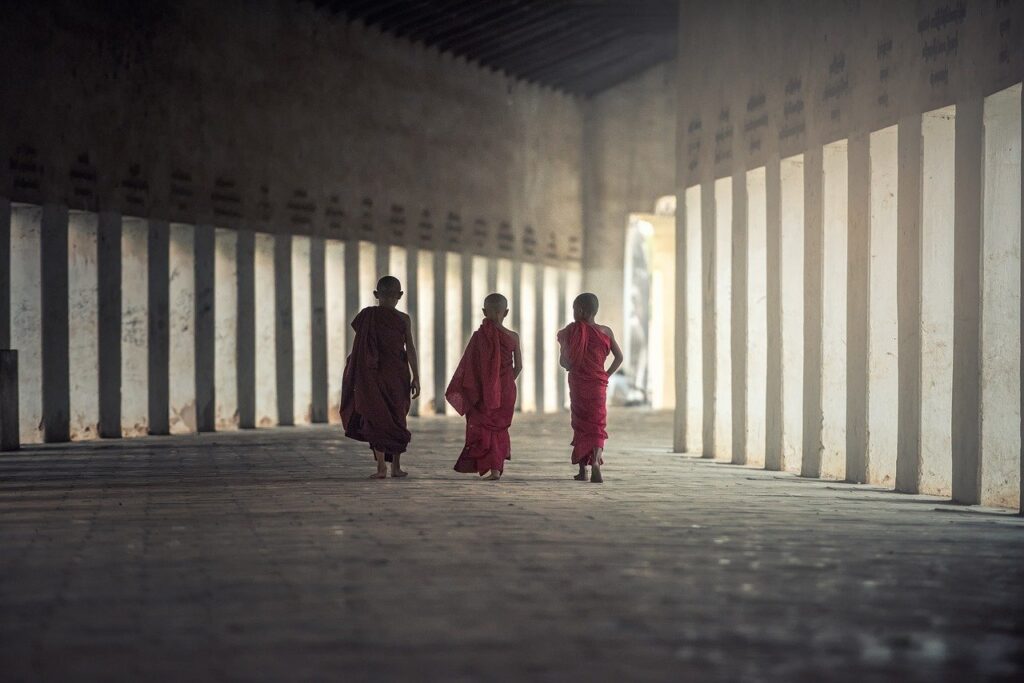 Buddhism Monks Monastery Asia Boys  - sasint / Pixabay