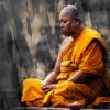 Buddhist Monk Sitting Meditation  - ArtTower / Pixabay
