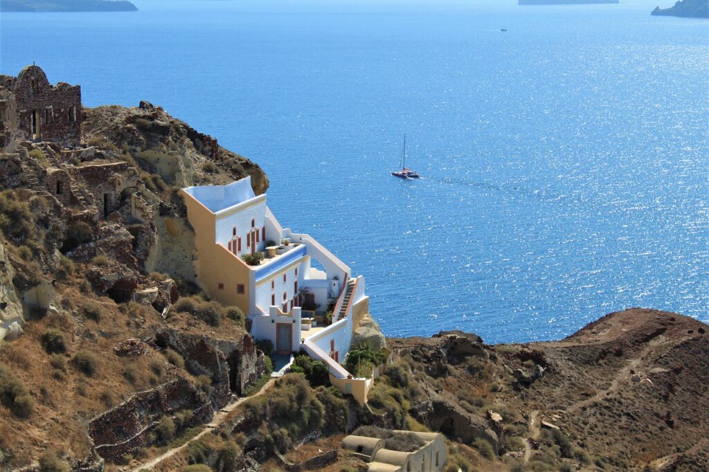 Building Sea Architecture Santorini  - dimim / Pixabay