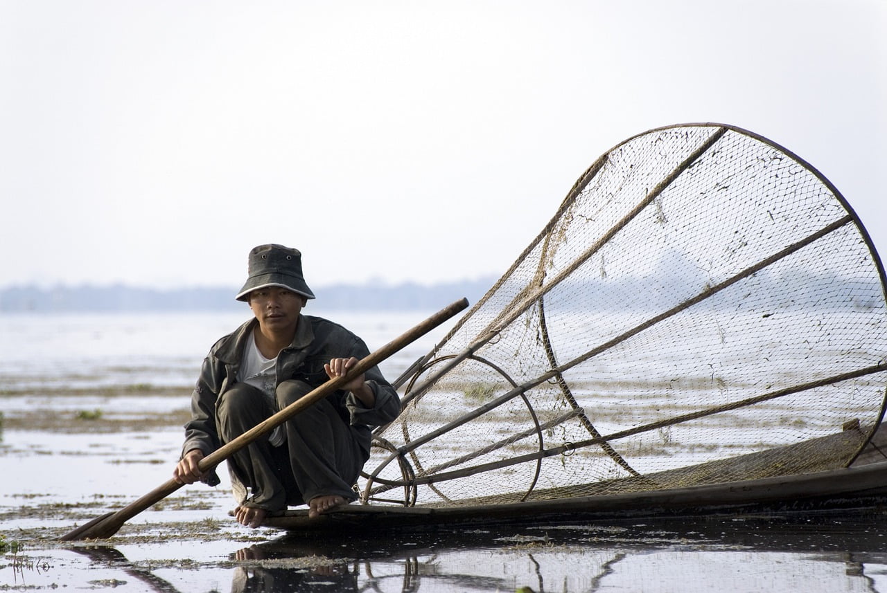 Burma Myanmar Asia Fisherman - venezande / Pixabay