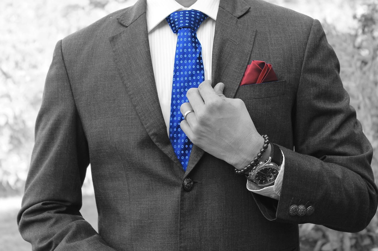 Businessman Tie Blue Suit Success  - Tumisu / Pixabay