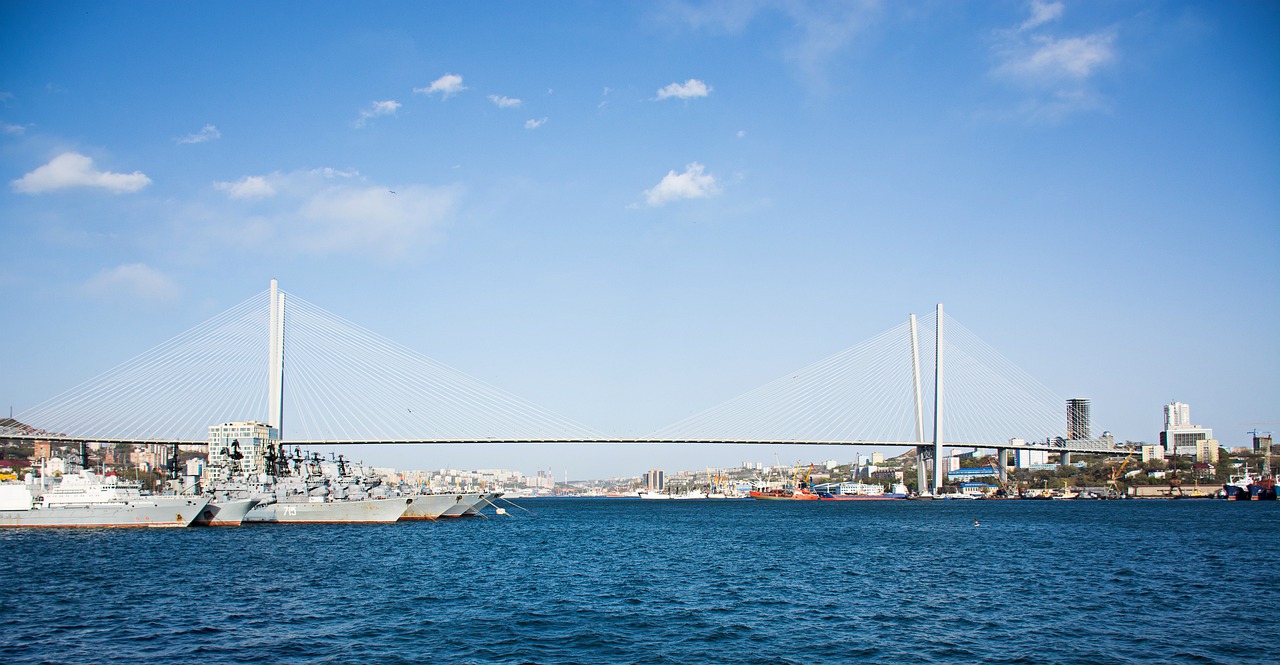 Cable Stayed Bridge Bridge Sea - Andrey_and_Lesya / Pixabay