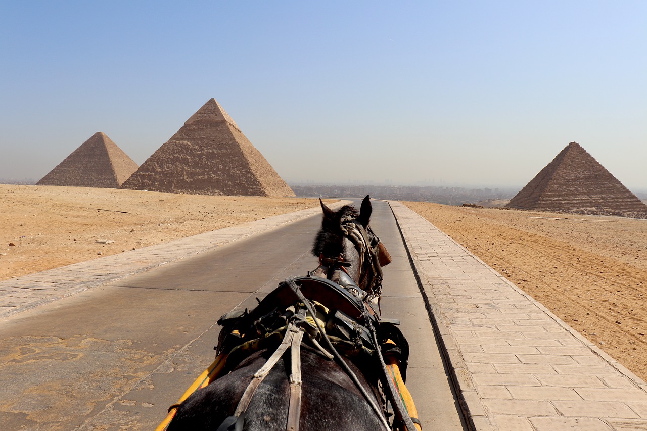 Cairo Pyramid Horse Egypt Sphinx - bluedoorcuisine / Pixabay