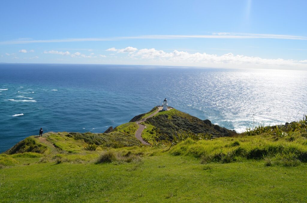 Cape Reinga New Zealand Noth Island  - AdrianaGois / Pixabay