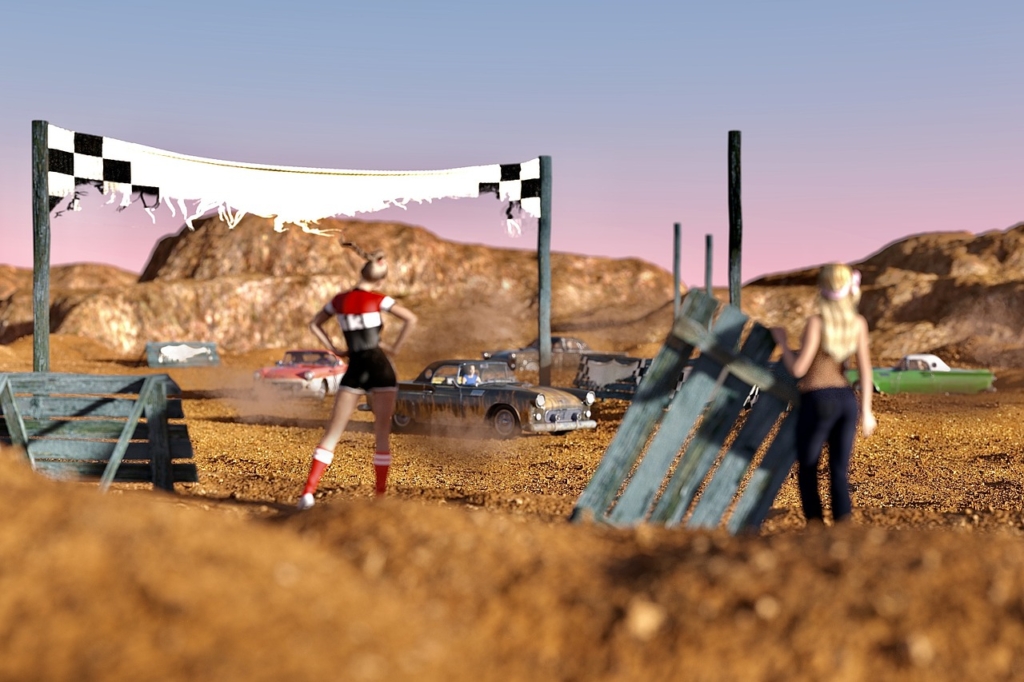 Car Racing Race Track Start Line  - Mysticsartdesign / Pixabay