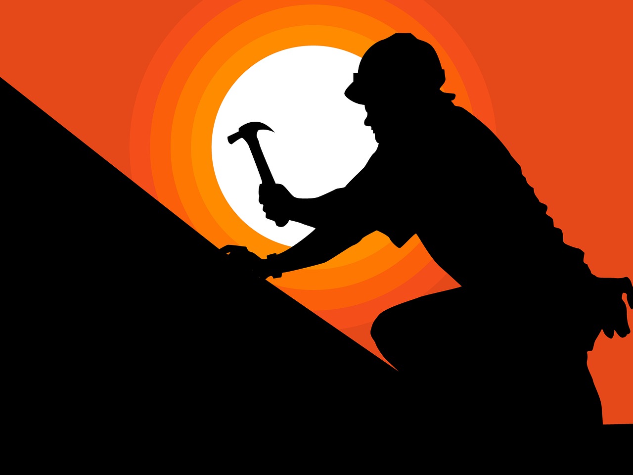 Carpenter Hammer Sunset Worker - itssinaali / Pixabay