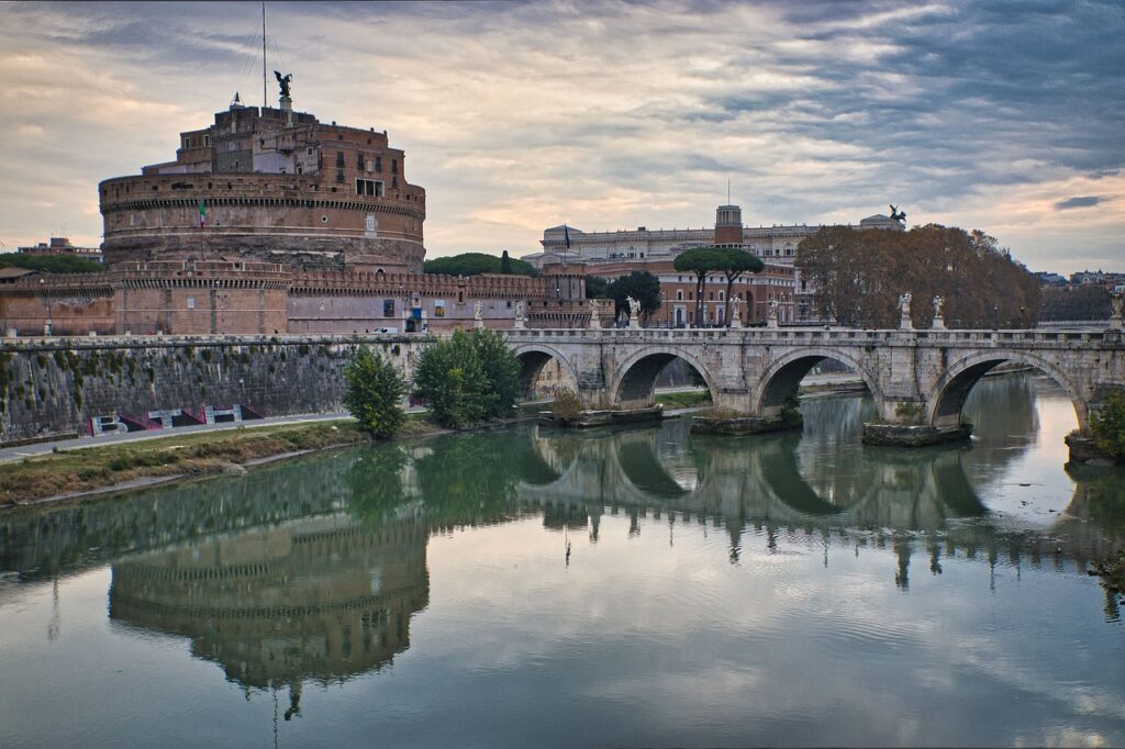 Castel Sant Angelo River Bridge  - rainhard2 / Pixabay