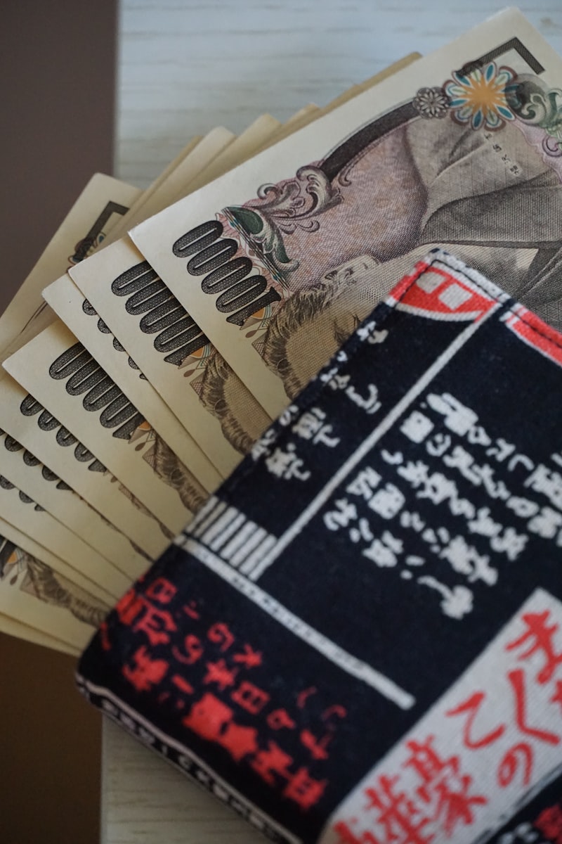 black white and red textile