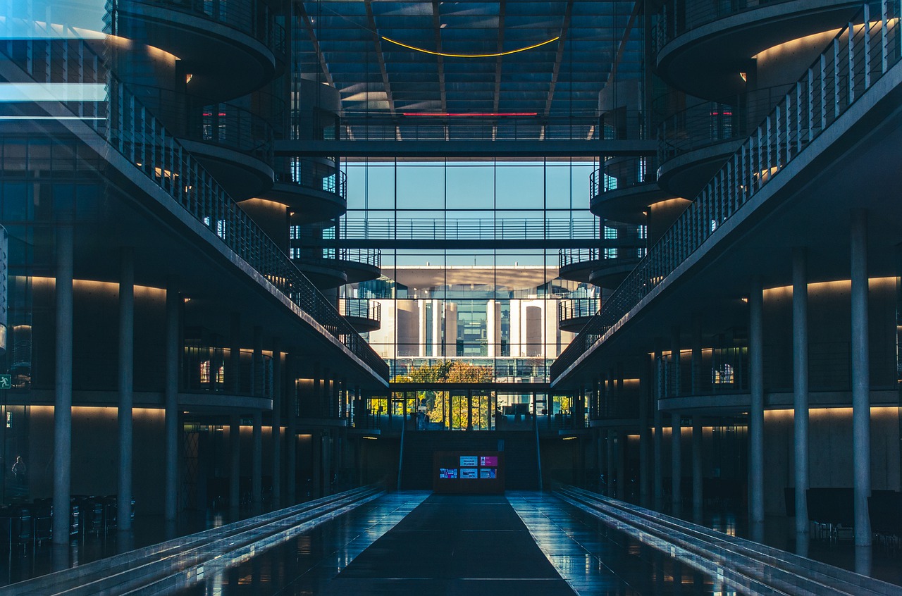 Chancellery Berlin Hall Interior  - wal_172619 / Pixabay